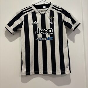 Adidas Juventus Dybala 10 Jersey Kids 9-10Y 140 2021-22 Home Soccer Shirt White